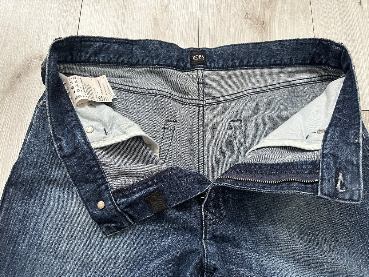 Pánske,kvalitné džínsy HUGO BOSS - velkosť - 34/36 - 5