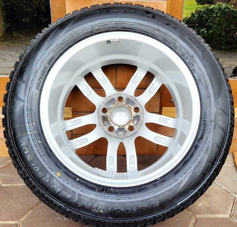 Alu R17 5x114,3 orig. MITSUBISHI ASX + zimné 215/65R17 - 5