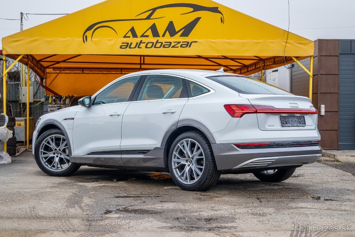 Audi E-tron Sportback 55 -2023/38tis. KM- Quattro -NEBÚRANÉ - 5