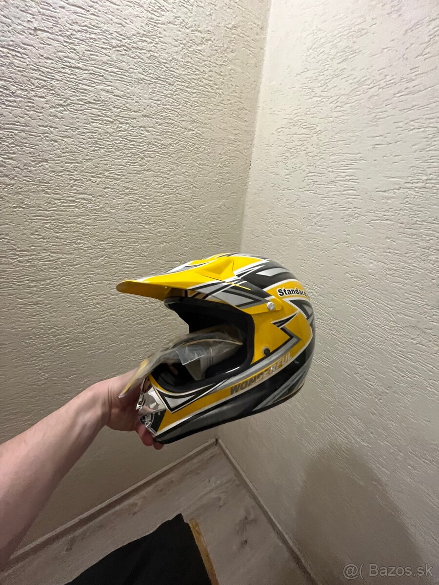 Celotvárová motocyklová prilba - 5