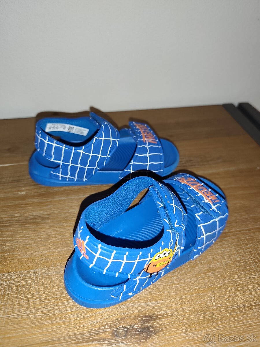 Adidas detské sandále 25 modré - 5