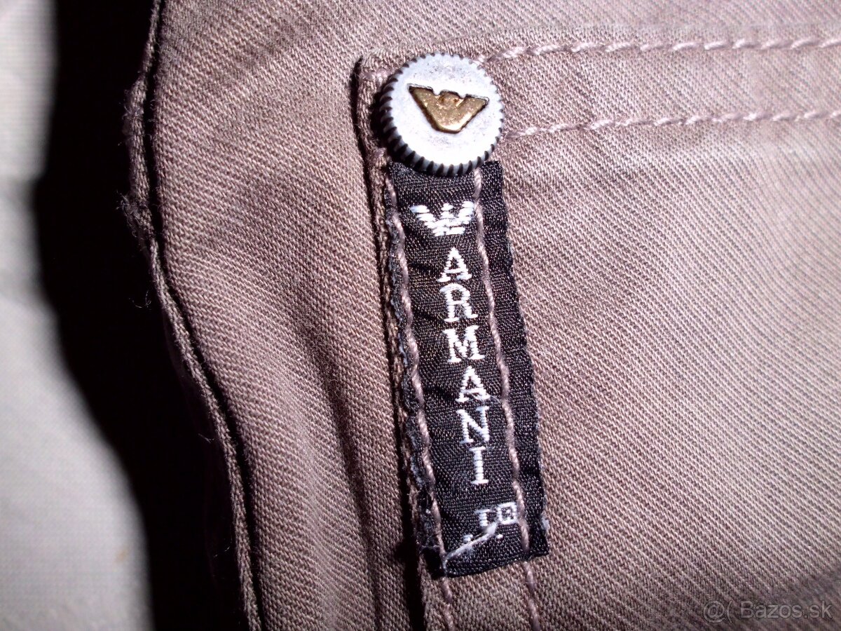 Armani pánske rifl. nohavice s elastanom XL 38/34 - 5