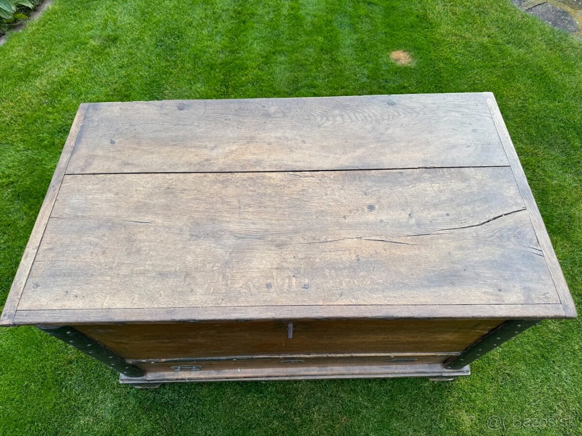 Stará drevená truhlica - 5