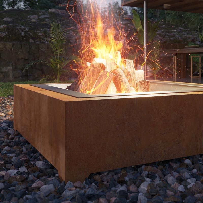 Corten kvetináče / vyvýšené záhony - 5