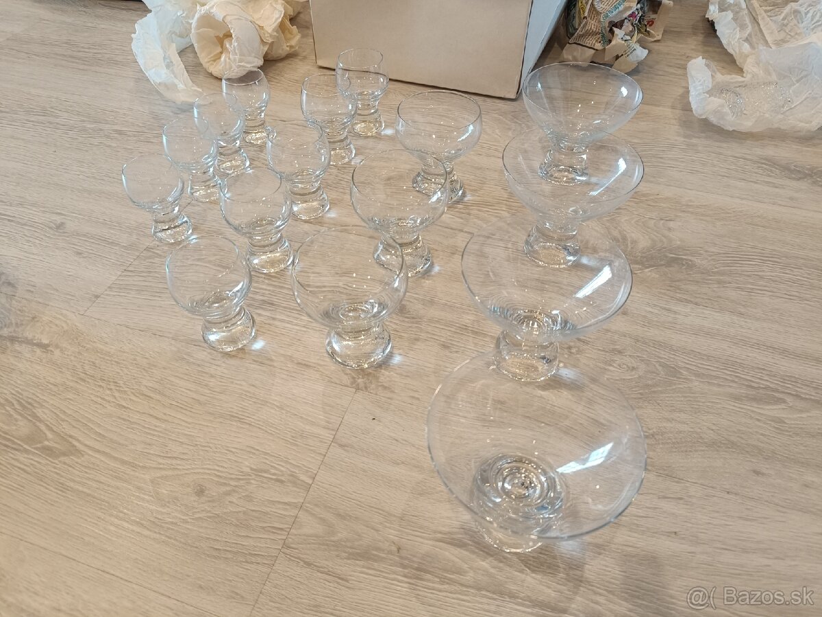 Poháre na zmrzlinu, sada, retro - 5