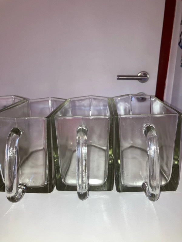 5 ks Sklenena doza, nadoba, zasobnik na pochutiny - 5