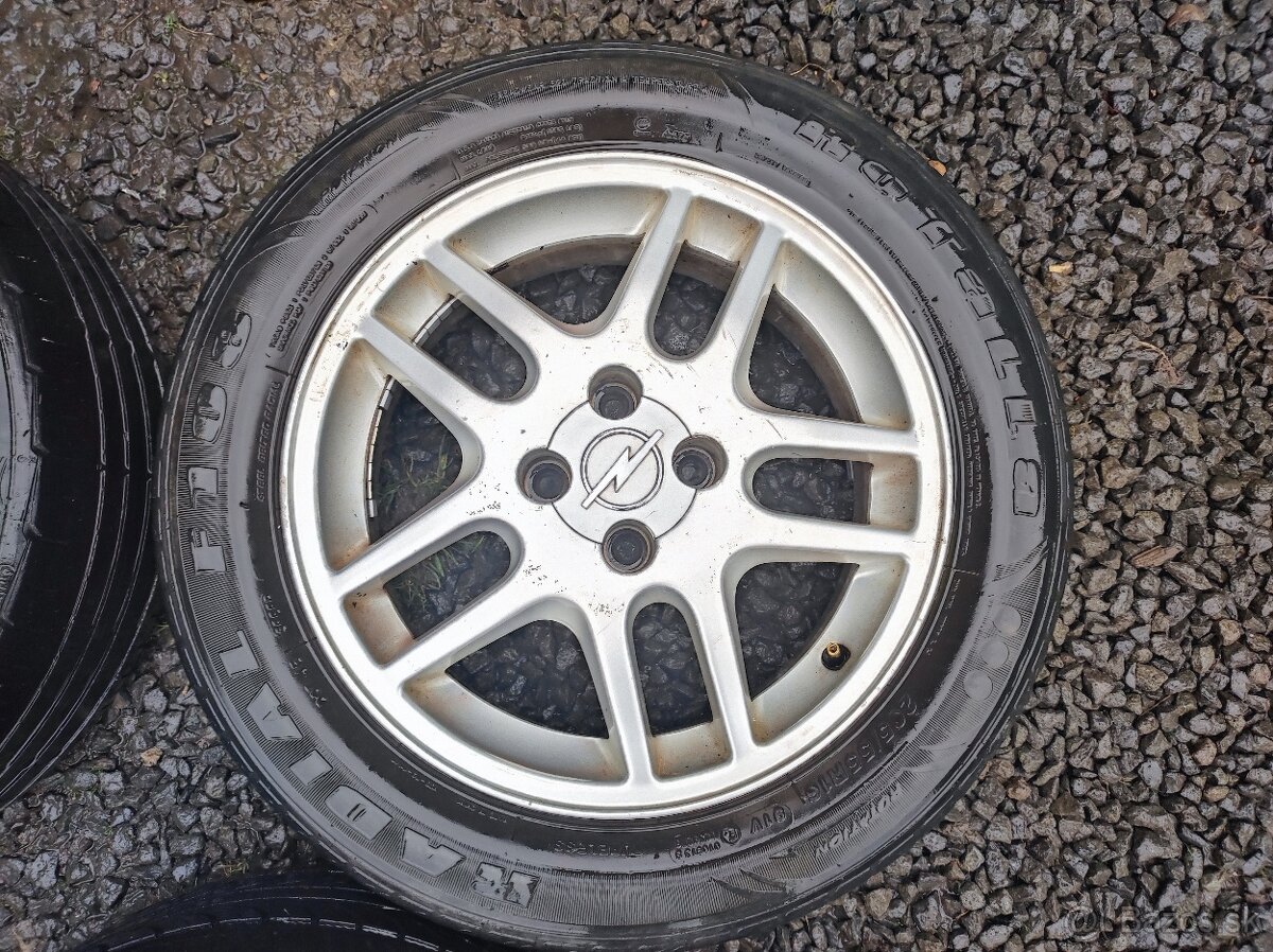 Disky a letne pneu 4x100 GM Opel - 5