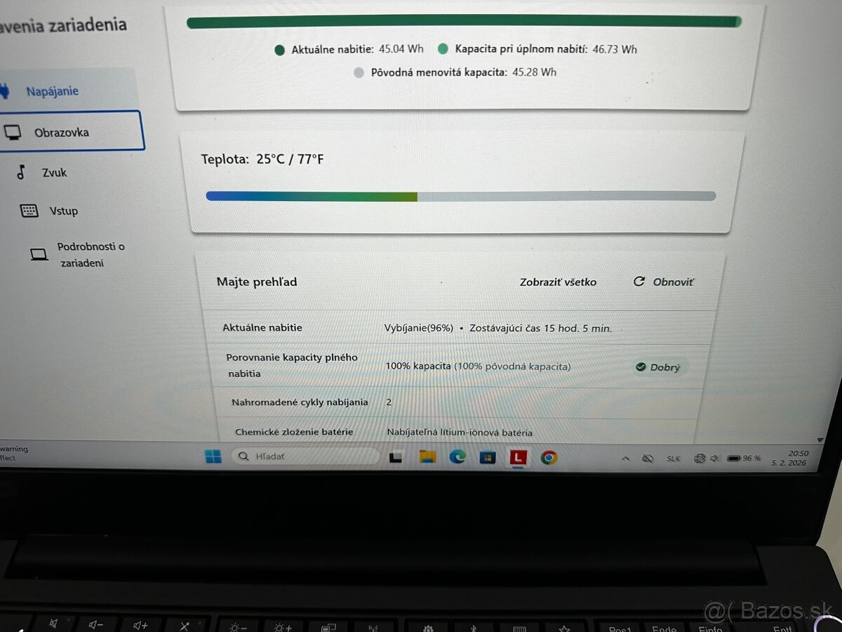 Notebook Lenovo E14 - Core i5-10210U, 8GB, 256GB SSD, Win11 - 5