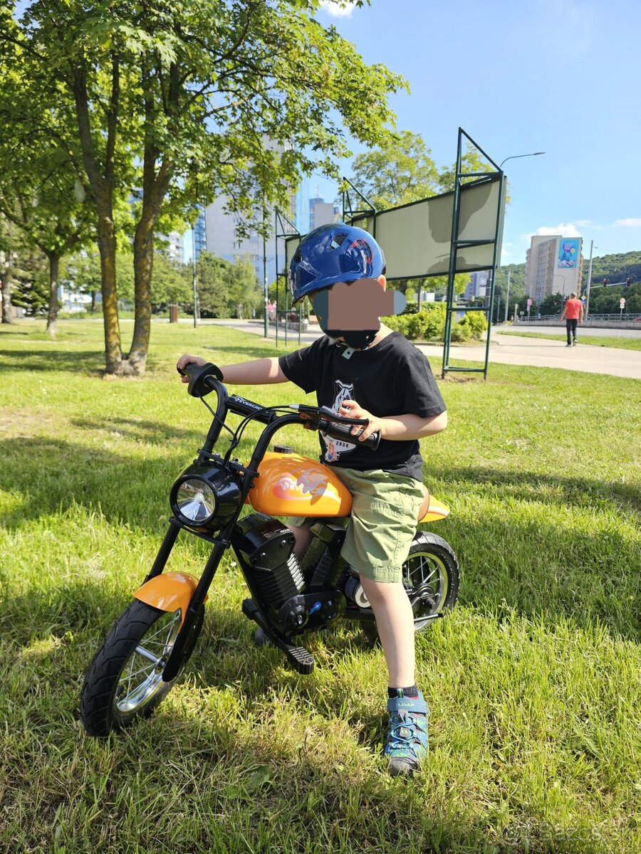 Elektrická motorka pre deti (vintage štýl) - 5