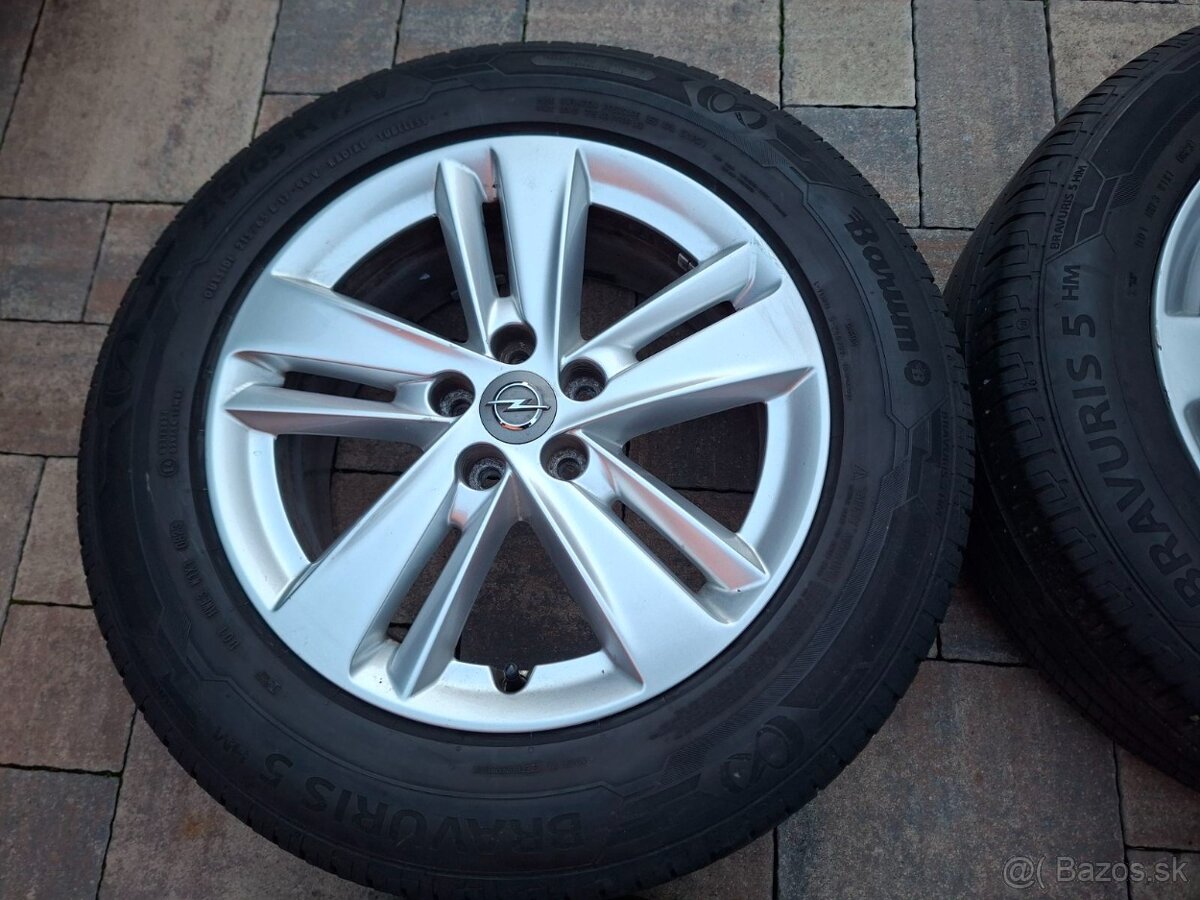 Orig. hliníkové disky Opel R17, 5x108 - 5