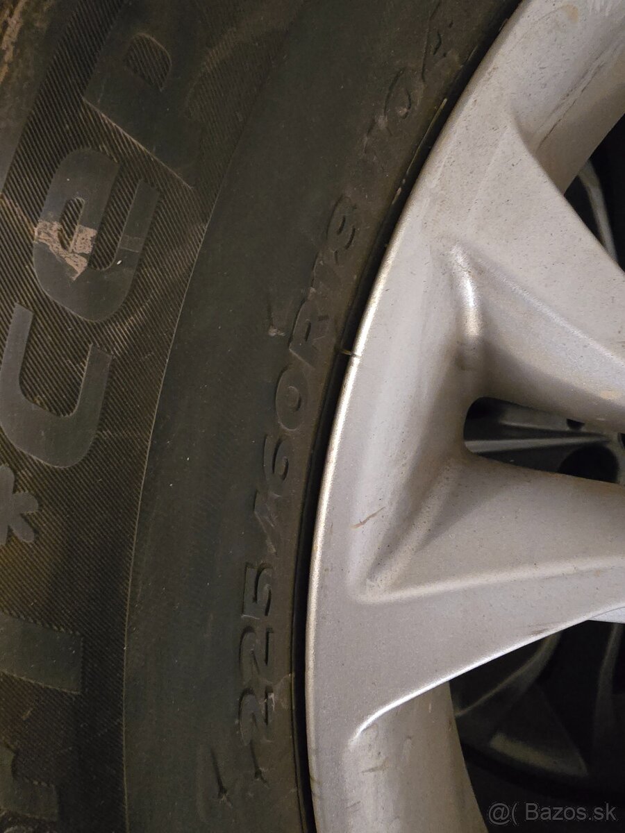 Alu disky r.18+zimné pneu - 5