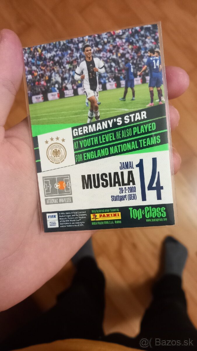 Futbalové kartičky top class - 5