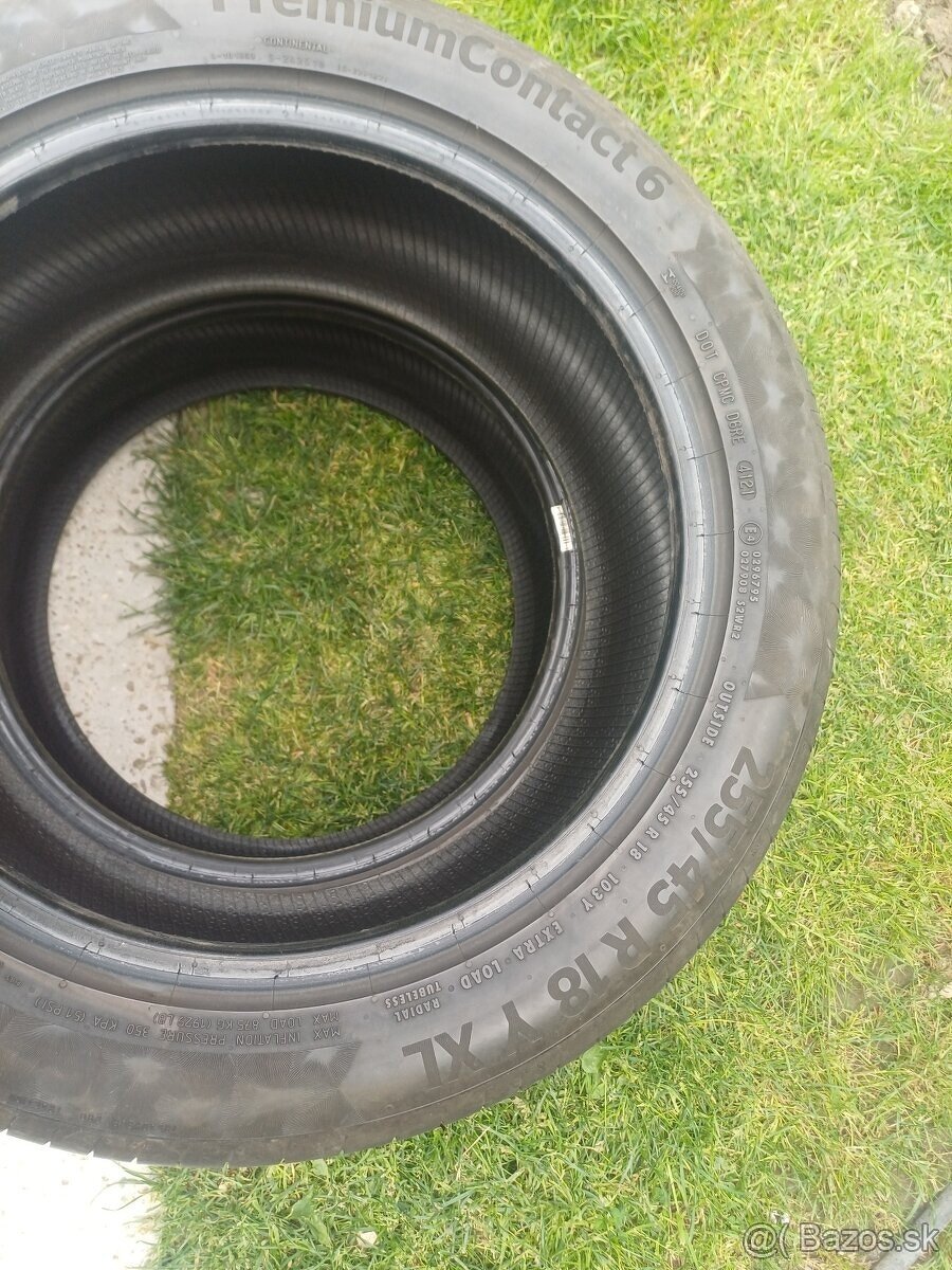 255/45 r18 letné pneumatiky , Continental - 5