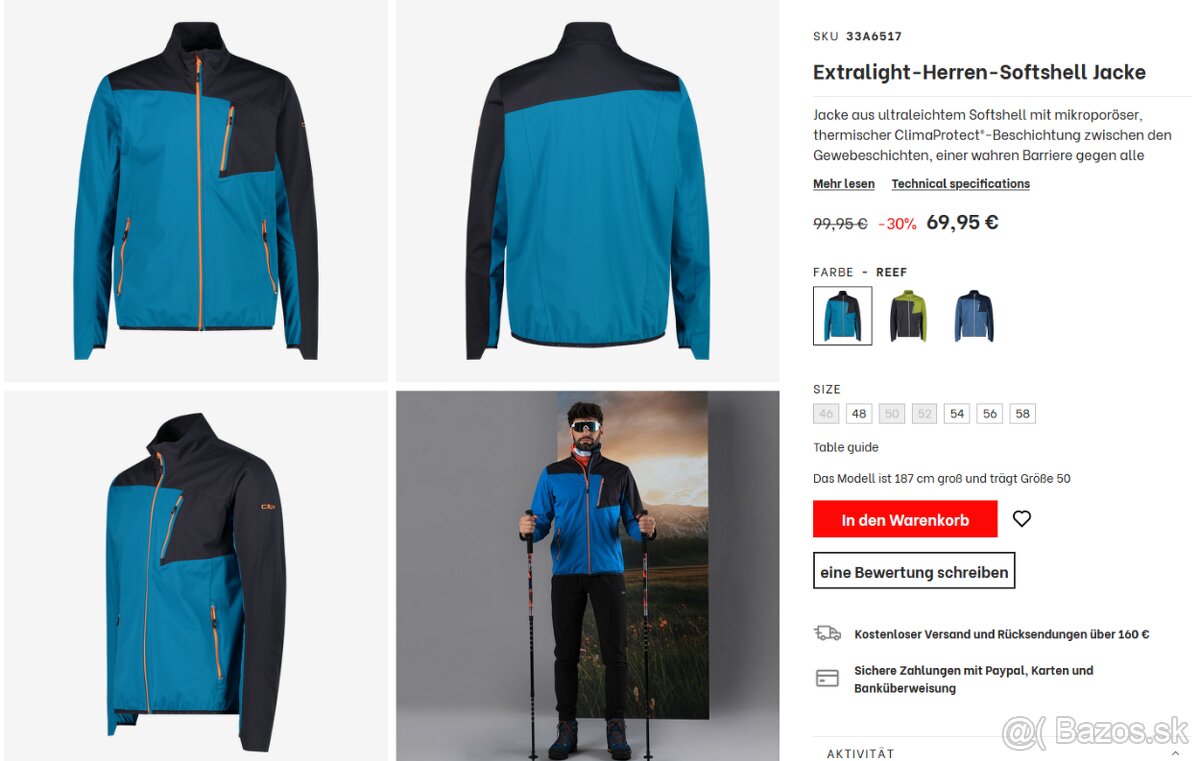 Turistická bunda - CMP Extralight Softshell Jacket - 5