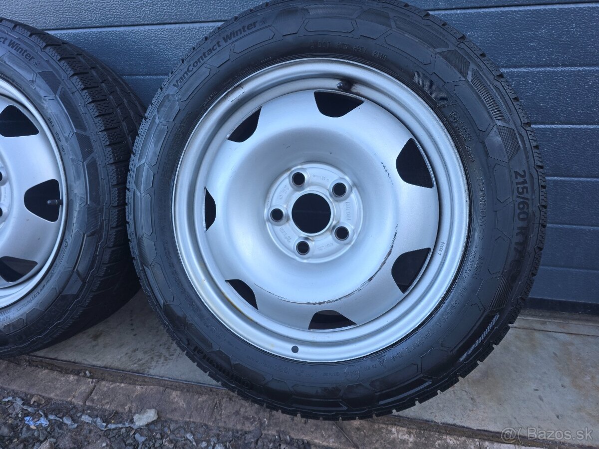 Zimná Sada Volkswagen T5, T6 215/60 R17 C - 5