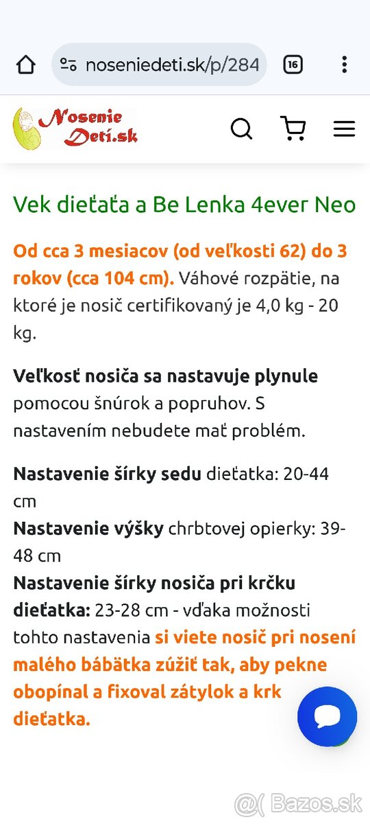 Be lenka neo ergonomický nosic - 5