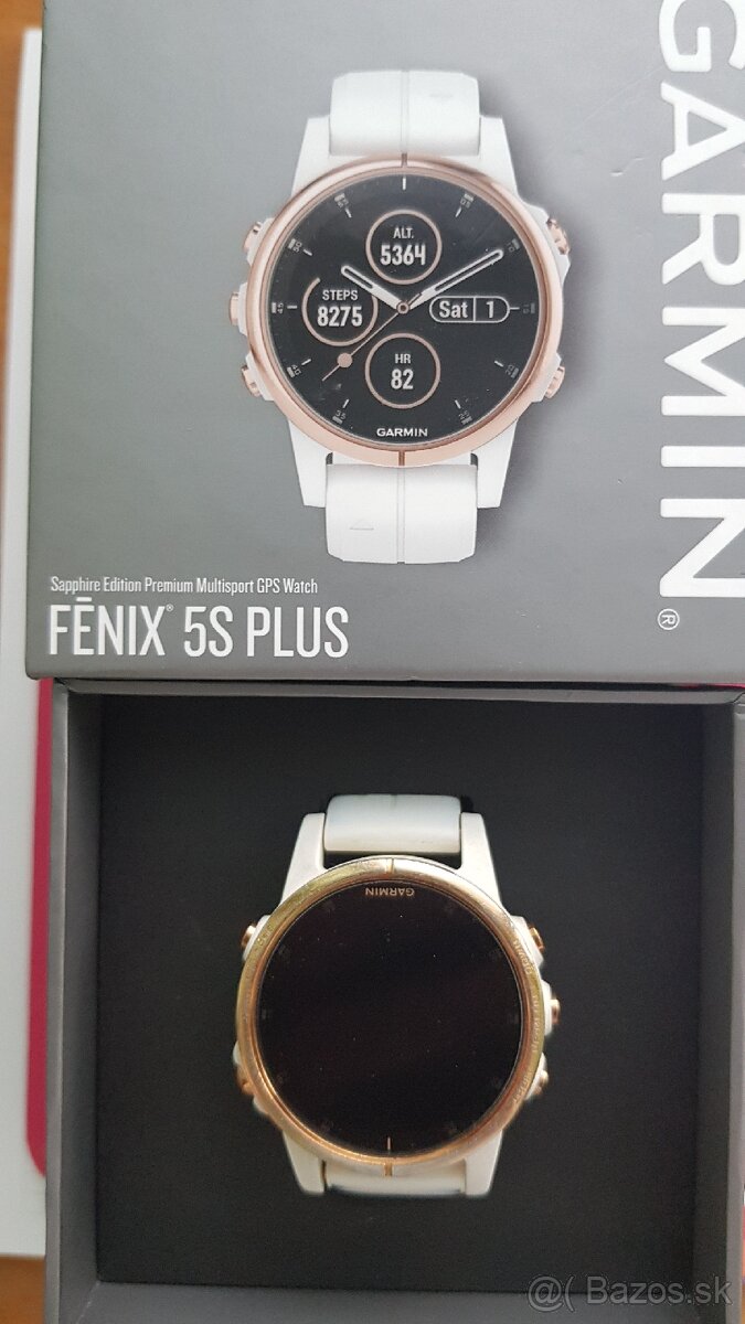 Garmin Fenix 5S Plus komplet balenie + náhradný remienok - 5