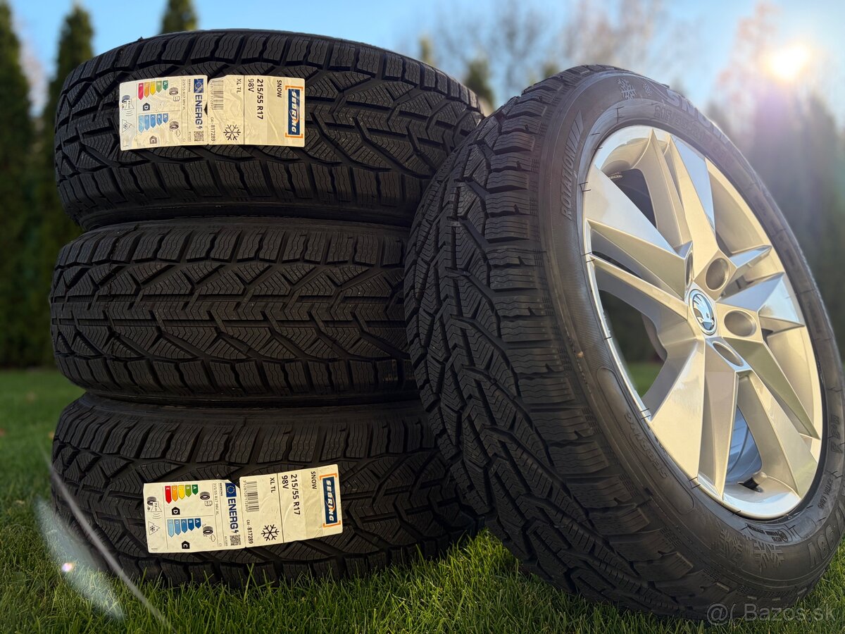 Č12 Zimná sada R17 215/55 SKODA SUPERB - 5