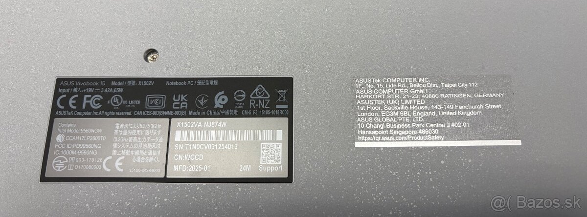 ASUS Vivobook X1502V - nový - 5