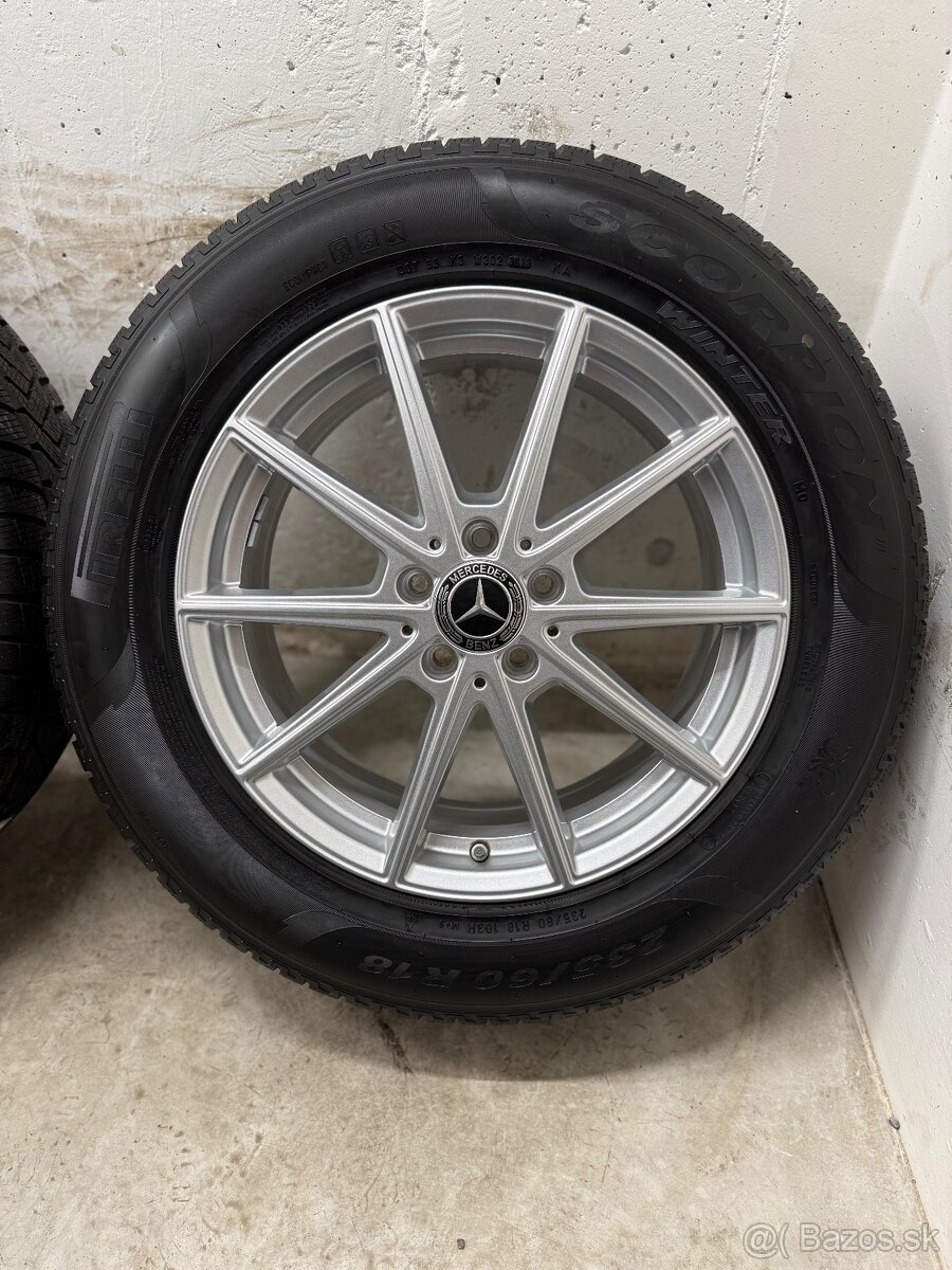 Nepoužitá zimná sada 5x112 R18 , 235/60/18 Mercedes Benz GLE - 5
