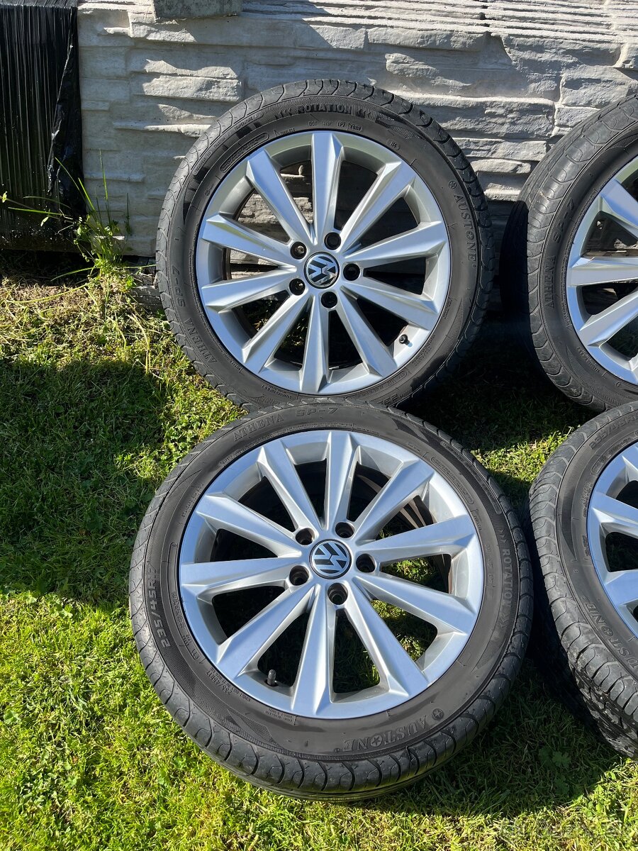 Letná sada originál VW R17 5x112 - 5