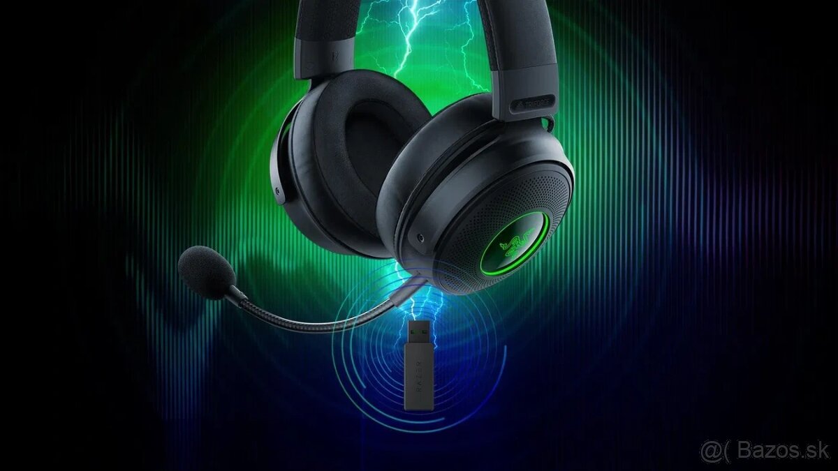 NOVÝ bezdrôtový herný headset Razer Kraken V3 Pro - 5