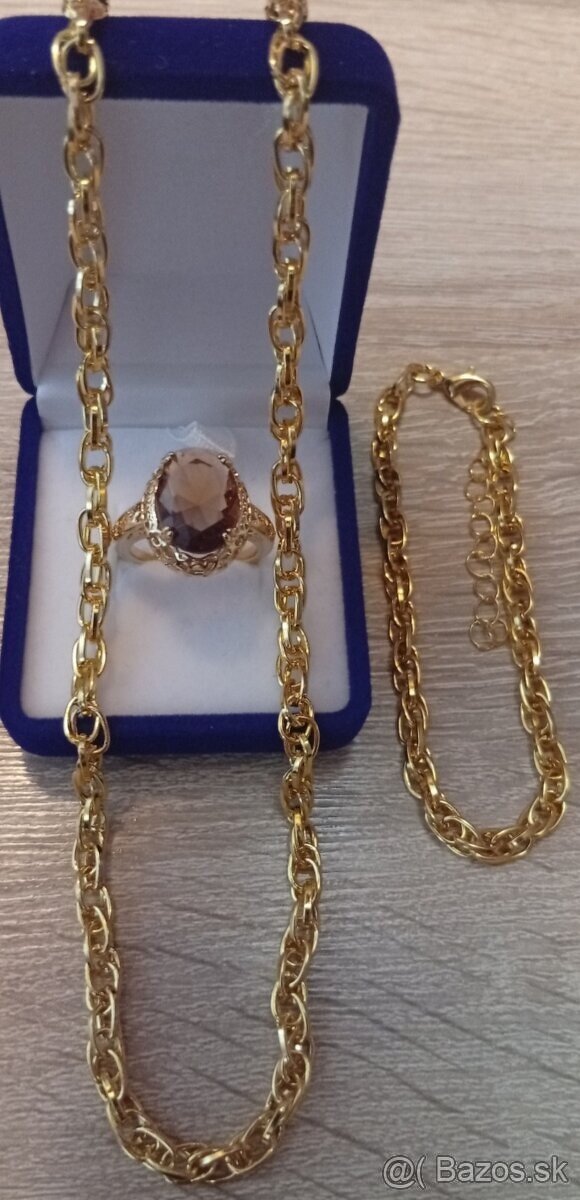 Nádherný pozlátený set šperkov.. DÁMSKY - 5