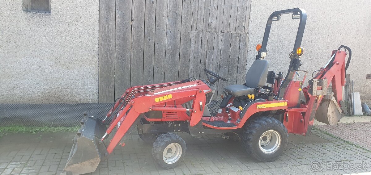 Predám mini traktorbager Massey Ferguson GC2310 - 5