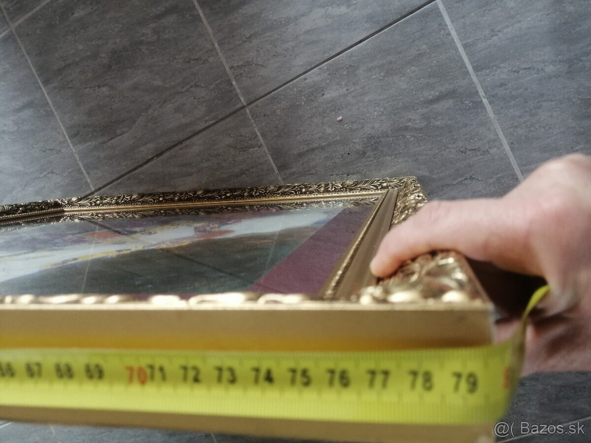 Obraz Klimt 79,5 x 79,5 cm, pozlátený rám - 5