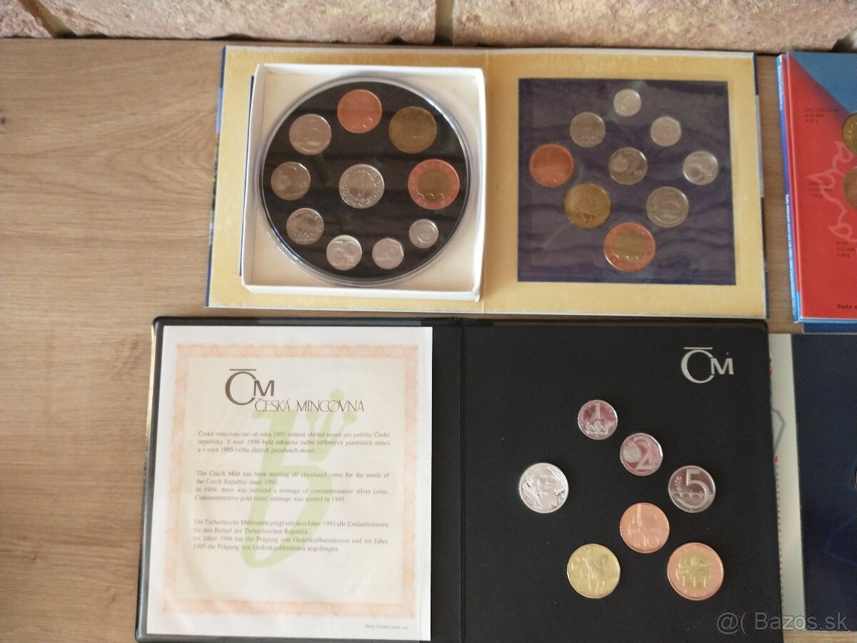 SK, CZ sady mincí bk, proof - 5
