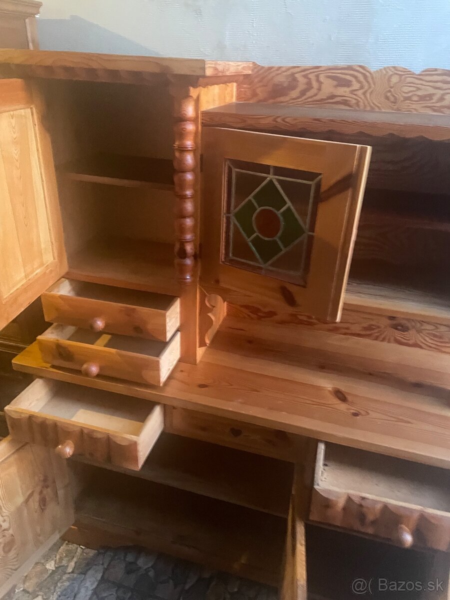 Poľovnícky príborník z masívu s rezbou tetrova - 5