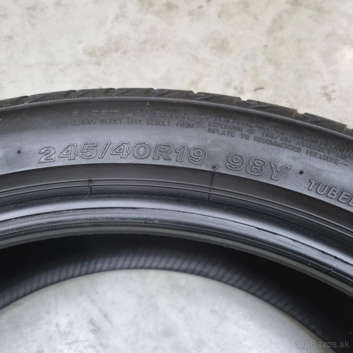 Letné pneumatiky 245/40 R19 BRIDGESTONE - 5