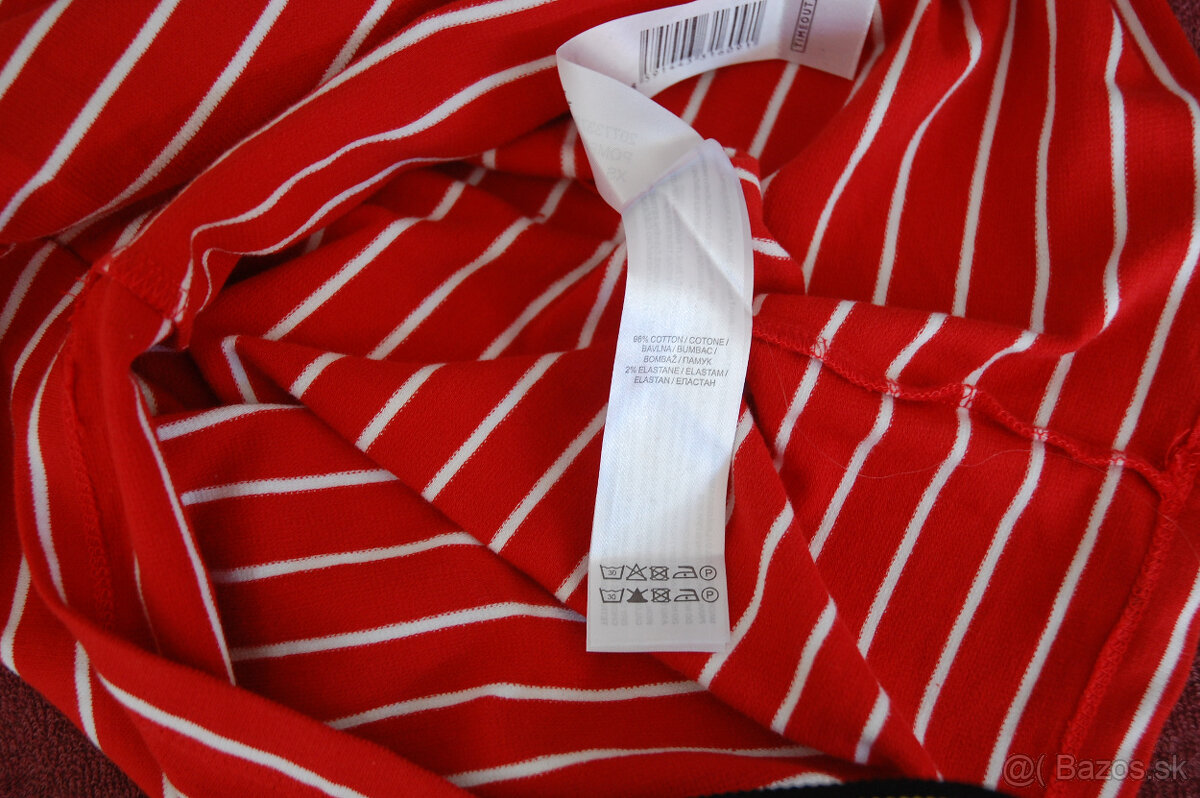 Pruhované midi šaty Timeout veľ-XS/S - 5