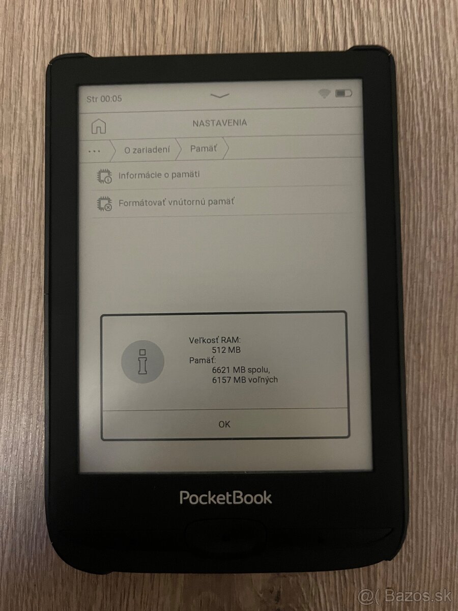 Čítačka kníh PocketBook - 5