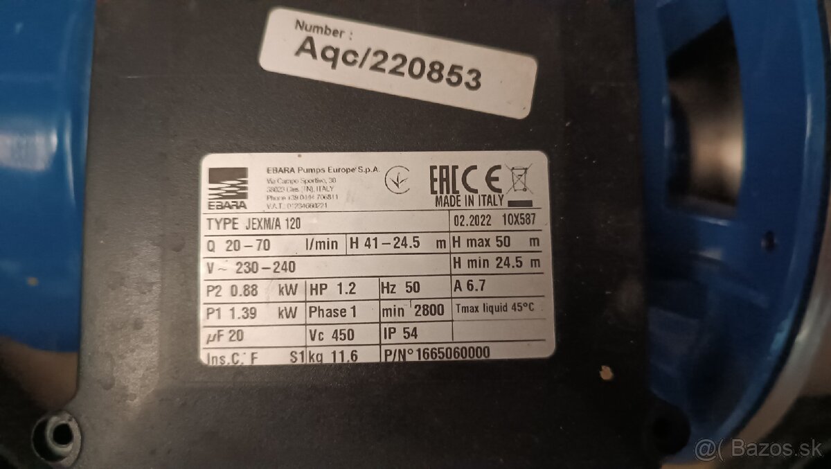 Vodné čerpadlo - motor - 5