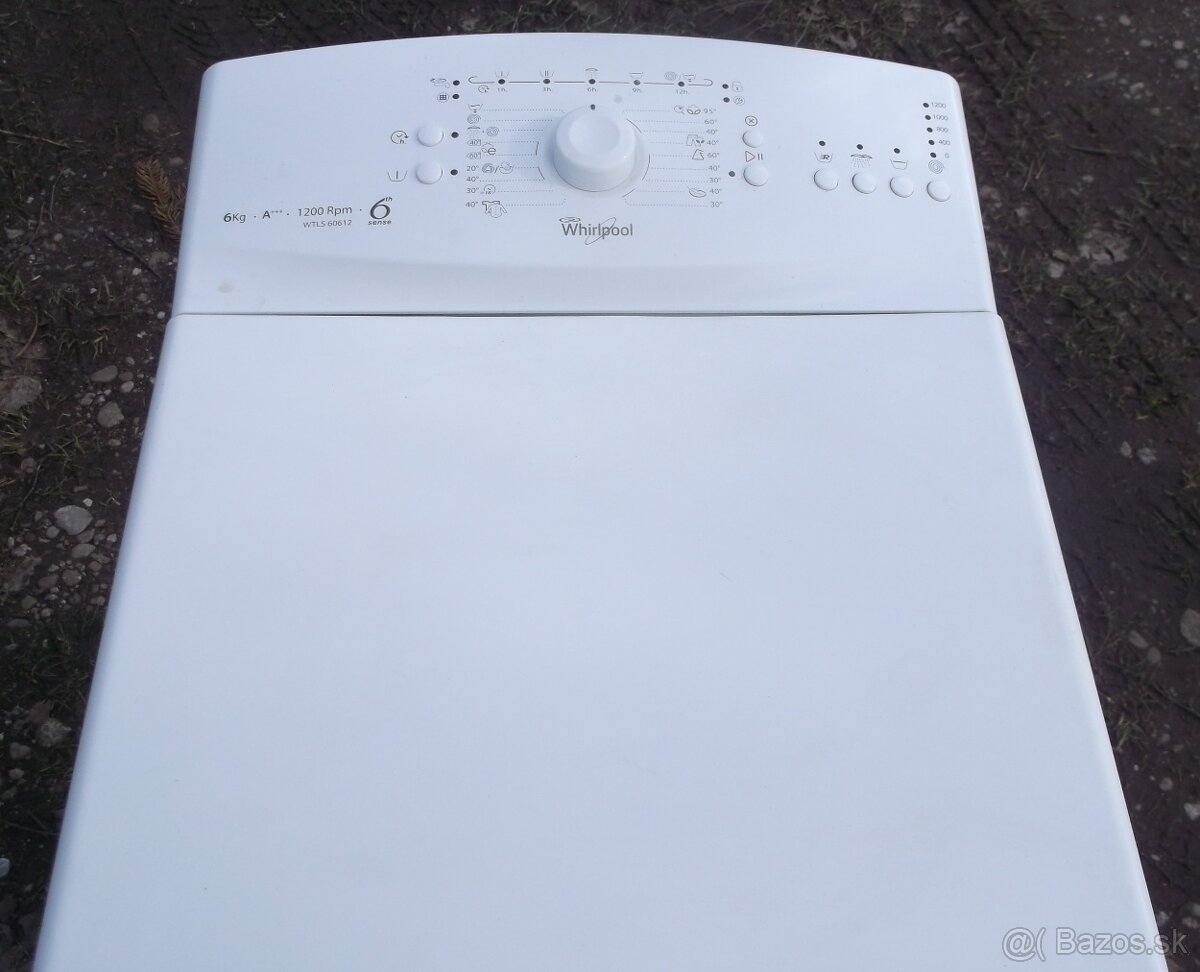 Predám plnefunkčná automatická práčka WHIRLPOOL,1200 ot./min - 5