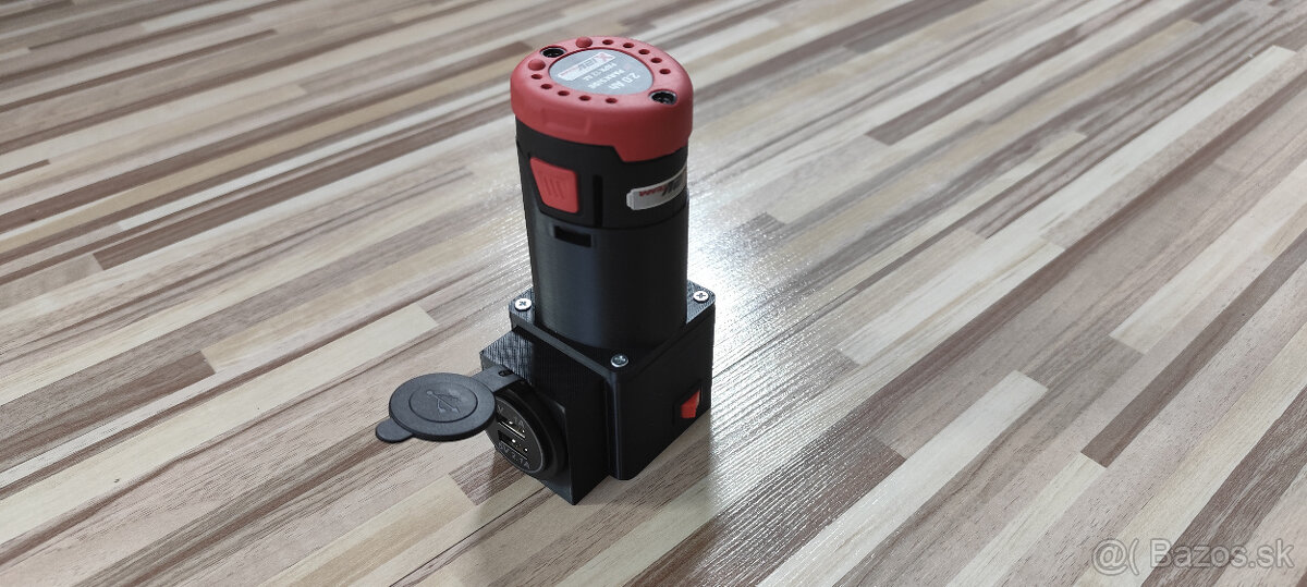 USB nabíjací adapter na batériu parkside 12V - 5