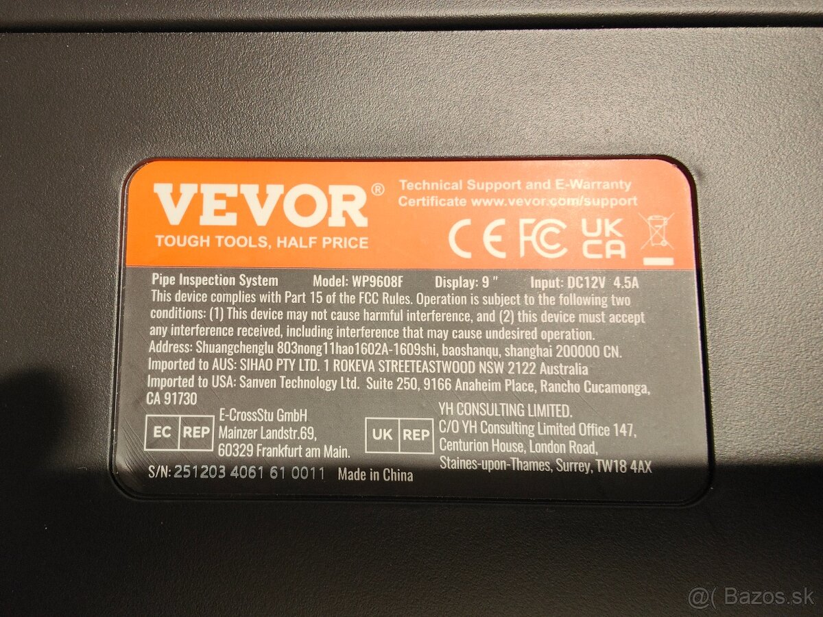 Inšpekčná kamera VEVOR WP9608F - 5