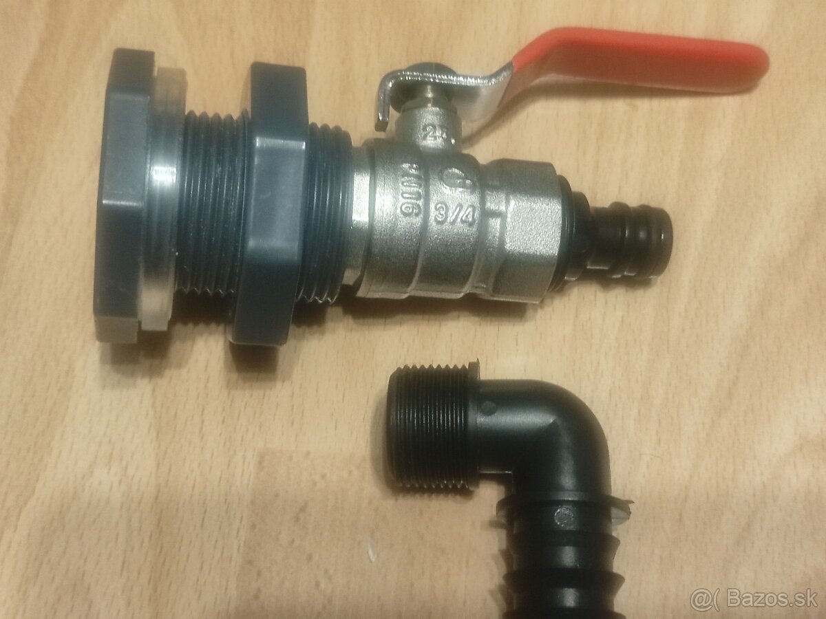 adaptér na IBC a daždové sudy s ventilom 3/4""col - 5