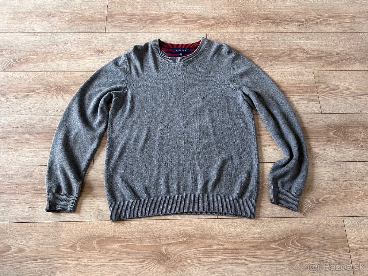 Predám pánsky nosený sveter TOMMY HILFIGER veľkosť L - 5