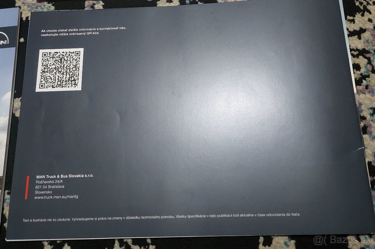 📚Ponúkam na predaj originálne prospekty Kamióny MAN 🚍 - 5