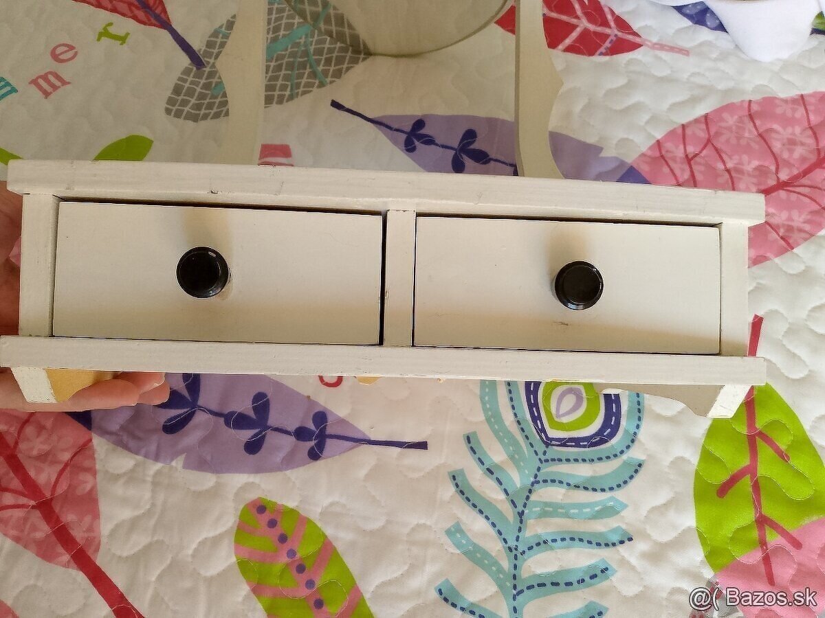 Retro toaletka,poháre rumcajs - 5