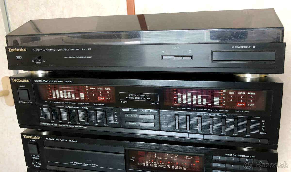 Hi-Fi retro Technics System X-980 D Japan s dialkovym - 5