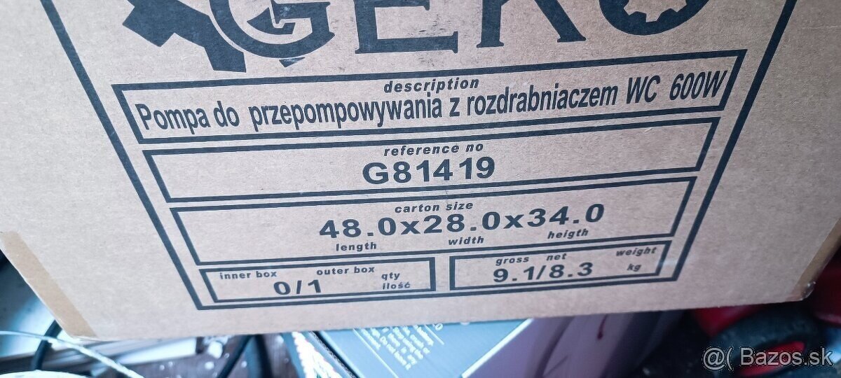 Geko kalove cerpadlo s drvicom - 5