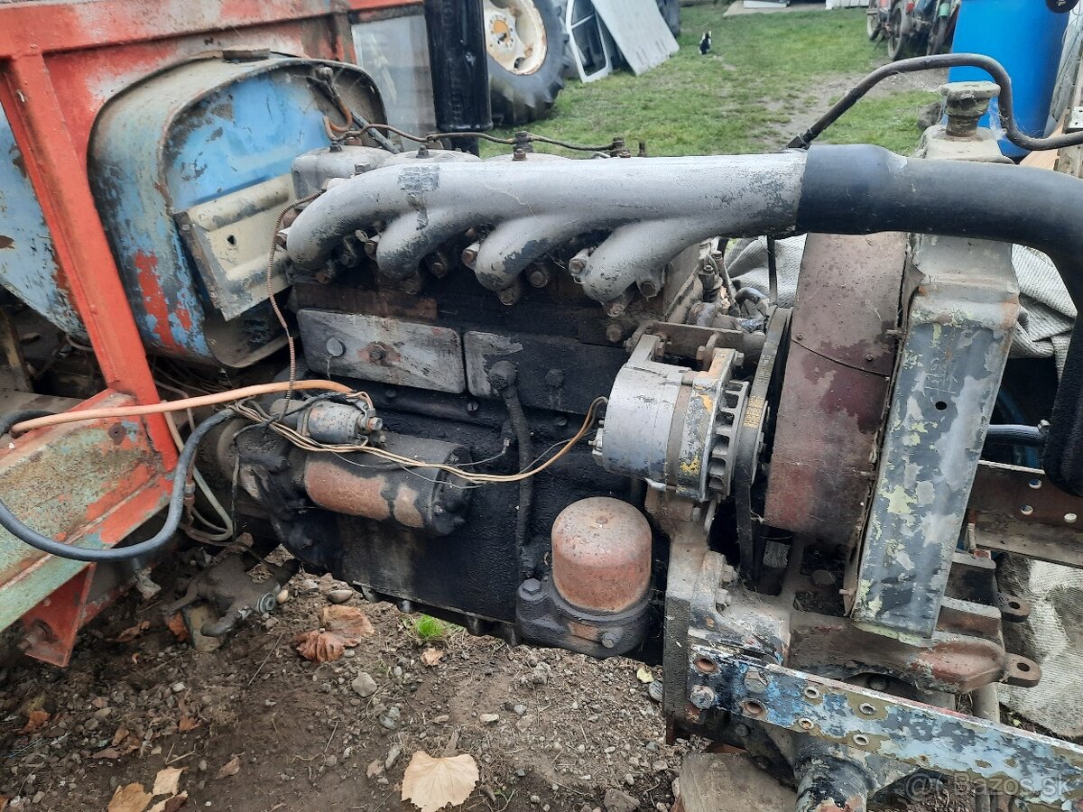 Zetor 5748 s manzetovým predkom - 5