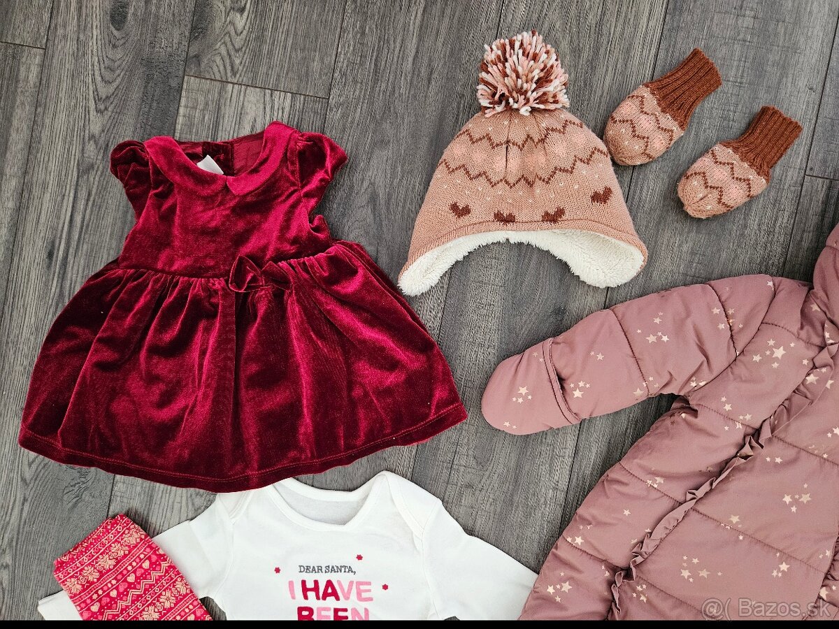 Zimný / vianočný balík oblečenia 68 - 5