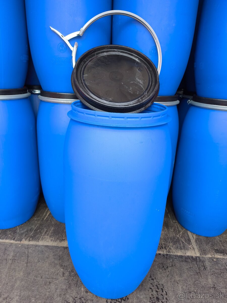 Potravinárske plastové sudy 150l ibc - 5