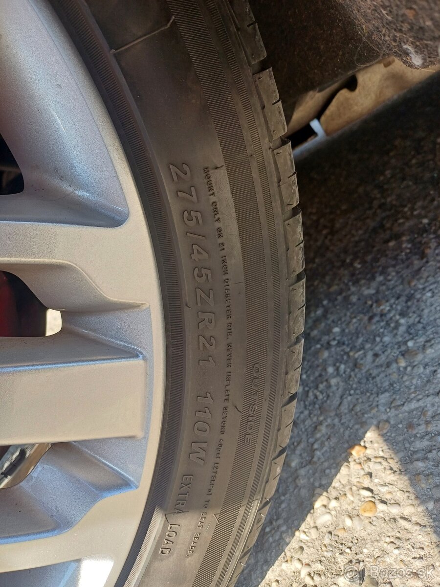 Predám komplet kolesá r21 275/45