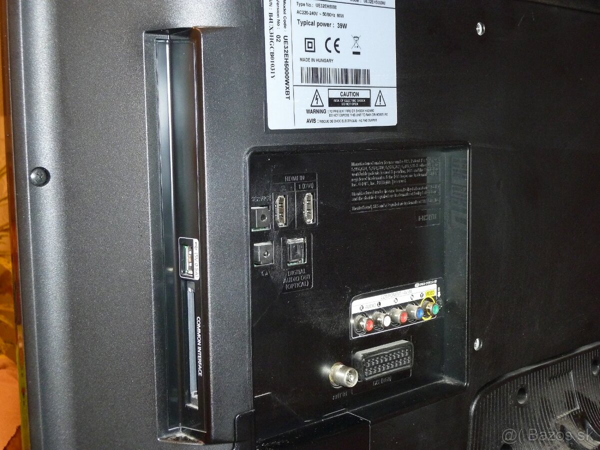 Predám FullHD LED televízor Samsung UE32EH5000 - 80cm - 5