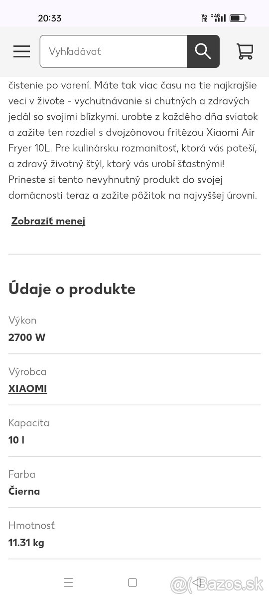 Teplovzdušná fritéza - 5